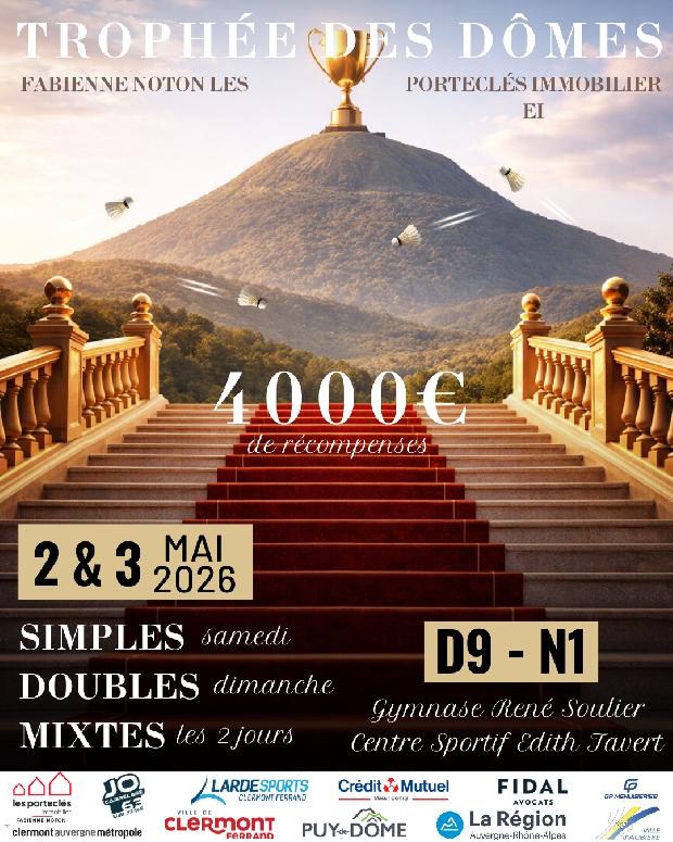 Trophée des Dômes 2026 par Fabienne Noton les Porteclés Immobilier EI